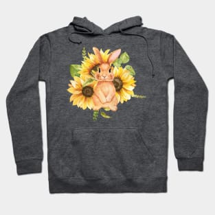 Sunflower Bunny Hoodie